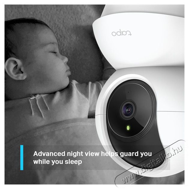 TP-LINK TC70 Otthoni forgathat&oacute; Full HD biztons&aacute;gi Wi-Fi kamera H&aacute;ztart&aacute;s / Otthon / K&uuml;lt&eacute;r - Biztons&aacute;gtechnika - Biztons&aacute;gi kamera - 477583