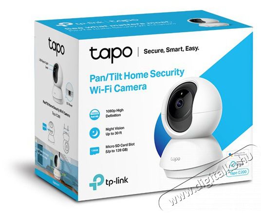 TP-LINK TC70 Otthoni forgathat&oacute; Full HD biztons&aacute;gi Wi-Fi kamera H&aacute;ztart&aacute;s / Otthon / K&uuml;lt&eacute;r - Biztons&aacute;gtechnika - Biztons&aacute;gi kamera - 477583