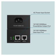 TP-LINK TL-POE170S 802.3af/at Gigabit PoE++ Injektor Iroda &eacute;s sz&aacute;m&iacute;t&aacute;stechnika - H&aacute;l&oacute;zat - H&aacute;l&oacute;zati kieg&eacute;sz&iacute;tő - 477573
