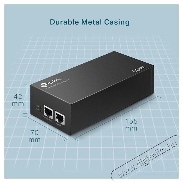 TP-LINK TL-POE170S 802.3af/at Gigabit PoE++ Injektor Iroda &eacute;s sz&aacute;m&iacute;t&aacute;stechnika - H&aacute;l&oacute;zat - H&aacute;l&oacute;zati kieg&eacute;sz&iacute;tő - 477573