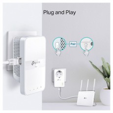 TP-LINK TL-WPA7617 AV1000 Passthrough Powerline Wi-Fi KIT Iroda &eacute;s sz&aacute;m&iacute;t&aacute;stechnika - H&aacute;l&oacute;zat - H&aacute;l&oacute;zati kieg&eacute;sz&iacute;tő - 478116
