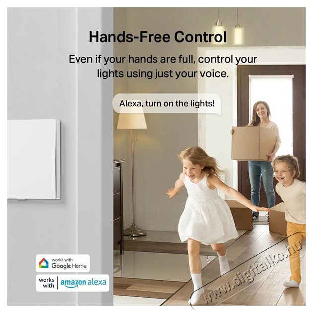 TP-LINK TP-Link Tapo S210 be&eacute;p&iacute;thető okos fali kapcsol&oacute; H&aacute;ztart&aacute;s / Otthon / K&uuml;lt&eacute;r - Okos otthon - Kieg&eacute;sz&iacute;tő - 477126