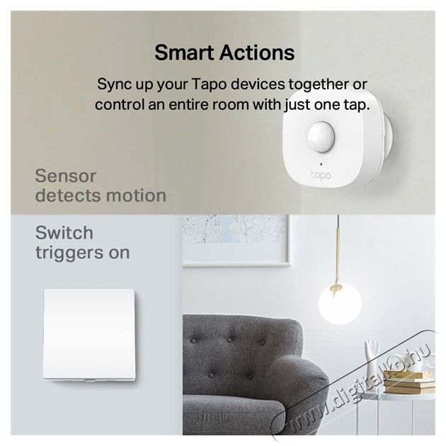 TP-LINK TP-Link Tapo S210 be&eacute;p&iacute;thető okos fali kapcsol&oacute; H&aacute;ztart&aacute;s / Otthon / K&uuml;lt&eacute;r - Okos otthon - Kieg&eacute;sz&iacute;tő - 477126