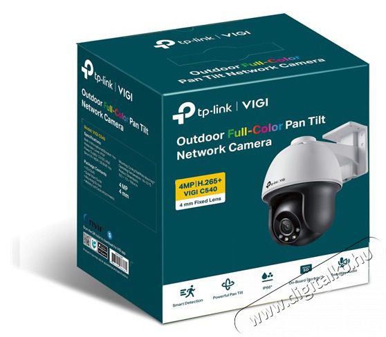 TP-LINK IP Kamera k&uuml;lt&eacute;ri &eacute;jjell&aacute;t&oacute; 4 Megapixel, 4mm Objekt&iacute;v, VIGI C540(4MM) F&eacute;nyk&eacute;pezőg&eacute;p / kamera - Megfigyelő / IP kamera - 483709