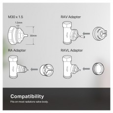 TP-LINK KE100 KIT Kasa okos Wi-Fi Termoszt&aacute;t Radi&aacute;torszelep H&aacute;ztart&aacute;s / Otthon / K&uuml;lt&eacute;r - Okos otthon - Termoszt&aacute;t - 481106
