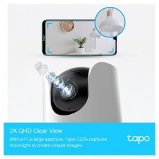 TP-LINK TAPO C225 BIZTONS&Aacute;GI KAMERA H&aacute;ztart&aacute;s / Otthon / K&uuml;lt&eacute;r - Biztons&aacute;gtechnika - Biztons&aacute;gi kamera - 474317