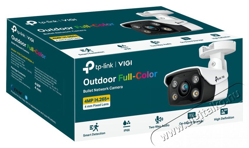 TP-LINK VIGI C340(2.8MM) BIZTONS&Aacute;GI KAMERA H&aacute;ztart&aacute;s / Otthon / K&uuml;lt&eacute;r - Biztons&aacute;gtechnika - Biztons&aacute;gi kamera - 474602