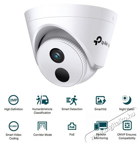 TP-LINK VIGI C420I(2.8MM) BIZTONS&Aacute;GI KAMERA H&aacute;ztart&aacute;s / Otthon / K&uuml;lt&eacute;r - Biztons&aacute;gtechnika - Biztons&aacute;gi kamera - 474608