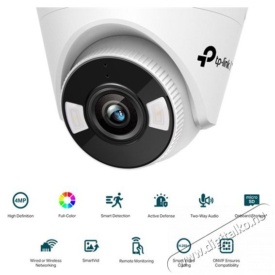 TP-LINK VIGI C440-W(4MM) BIZTONS&Aacute;GI KAMERA H&aacute;ztart&aacute;s / Otthon / K&uuml;lt&eacute;r - Biztons&aacute;gtechnika - Biztons&aacute;gi kamera - 474607