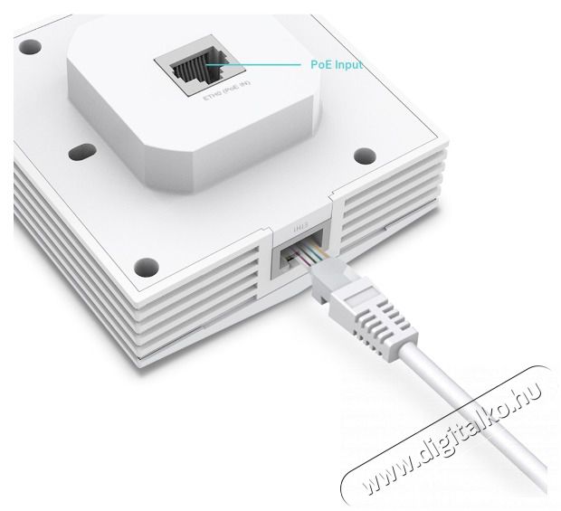 TP-LINK Wireless Access Point Dual Band AX3000 Wifi 6 Mennyezetre r&ouml;gz&iacute;thető, EAP650-WALL Iroda &eacute;s sz&aacute;m&iacute;t&aacute;stechnika - H&aacute;l&oacute;zat - Lefedetts&eacute;gn&ouml;velő / jeltov&aacute;bb&iacute;t&oacute; - 484779