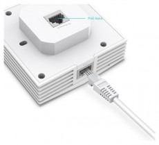 TP-LINK Wireless Access Point Dual Band AX3000 Wifi 6 Mennyezetre r&ouml;gz&iacute;thető, EAP650-WALL Iroda &eacute;s sz&aacute;m&iacute;t&aacute;stechnika - H&aacute;l&oacute;zat - Lefedetts&eacute;gn&ouml;velő / jeltov&aacute;bb&iacute;t&oacute; - 484779