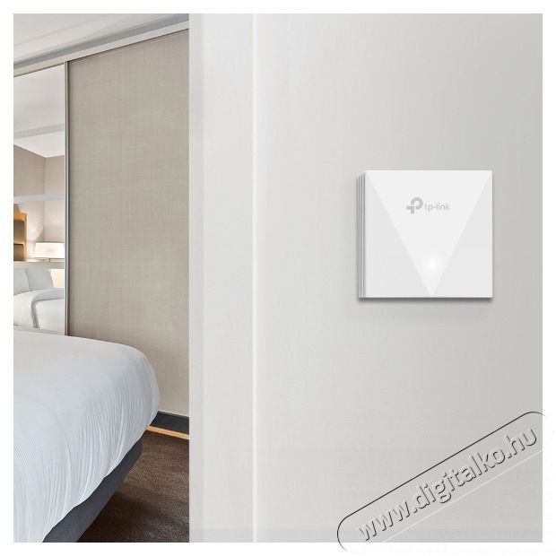 TP-LINK Wireless Access Point Dual Band AX3000 Wifi 6 Mennyezetre r&ouml;gz&iacute;thető, EAP650-WALL Iroda &eacute;s sz&aacute;m&iacute;t&aacute;stechnika - H&aacute;l&oacute;zat - Lefedetts&eacute;gn&ouml;velő / jeltov&aacute;bb&iacute;t&oacute; - 484779