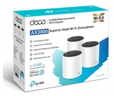 TP-LINK Wireless Mesh Networking system AX3000 DECO X55(3-PACK) Iroda &eacute;s sz&aacute;m&iacute;t&aacute;stechnika - H&aacute;l&oacute;zat - H&aacute;l&oacute;zati kieg&eacute;sz&iacute;tő - 484678