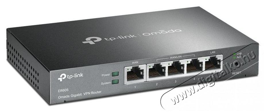 TP-LINK Vezet&eacute;kes VPN Router 1xWAN(1000Mbps) + 4xLAN(1000Mbps), TL-R605 Aut&oacute;hifi / Aut&oacute; felszerel&eacute;s - Aut&oacute;s t&ouml;ltő / szivargy&uacute;jt&oacute; adapter - 490780