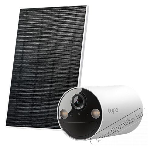 TP-LINK Tapo C410 KIT 2K 3MP IP65 k&uuml;lt&eacute;ri Napelemes biztons&aacute;gi Wi-Fi kamera szett H&aacute;ztart&aacute;s / Otthon / K&uuml;lt&eacute;r - Biztons&aacute;gtechnika - Biztons&aacute;gi kamera - 506886