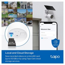 TP-LINK Tapo C410 KIT 2K 3MP IP65 k&uuml;lt&eacute;ri Napelemes biztons&aacute;gi Wi-Fi kamera szett H&aacute;ztart&aacute;s / Otthon / K&uuml;lt&eacute;r - Biztons&aacute;gtechnika - Biztons&aacute;gi kamera - 506886