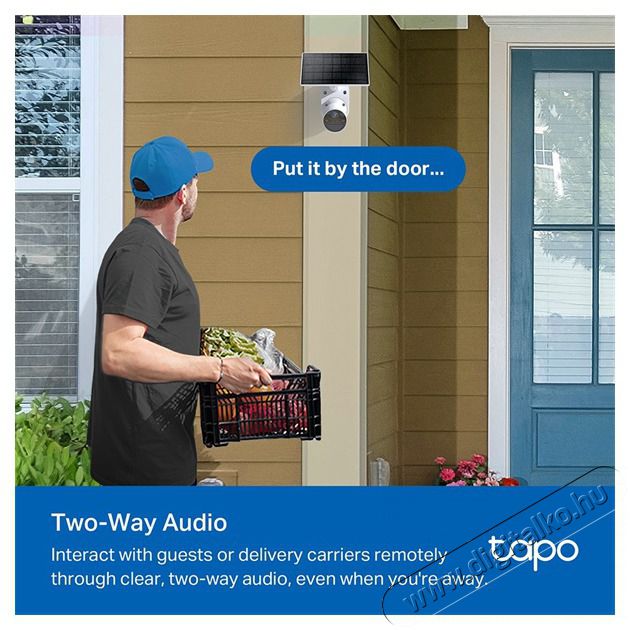 TP-LINK Tapo C410 KIT 2K 3MP IP65 k&uuml;lt&eacute;ri Napelemes biztons&aacute;gi Wi-Fi kamera szett H&aacute;ztart&aacute;s / Otthon / K&uuml;lt&eacute;r - Biztons&aacute;gtechnika - Biztons&aacute;gi kamera - 506886