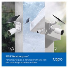 TP-LINK Tapo C410 KIT 2K 3MP IP65 k&uuml;lt&eacute;ri Napelemes biztons&aacute;gi Wi-Fi kamera szett H&aacute;ztart&aacute;s / Otthon / K&uuml;lt&eacute;r - Biztons&aacute;gtechnika - Biztons&aacute;gi kamera - 506886