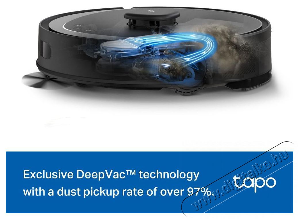 TP-LINK Tapo RV30 Max Plus H&aacute;ztart&aacute;s / Otthon / K&uuml;lt&eacute;r - Porsz&iacute;v&oacute; / takar&iacute;t&oacute;g&eacute;p - Robotporsz&iacute;v&oacute; - 511242