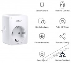 TP-LINK Tapo P100M H&aacute;ztart&aacute;s / Otthon / K&uuml;lt&eacute;r - Okos otthon - Okos konnektor - 520210