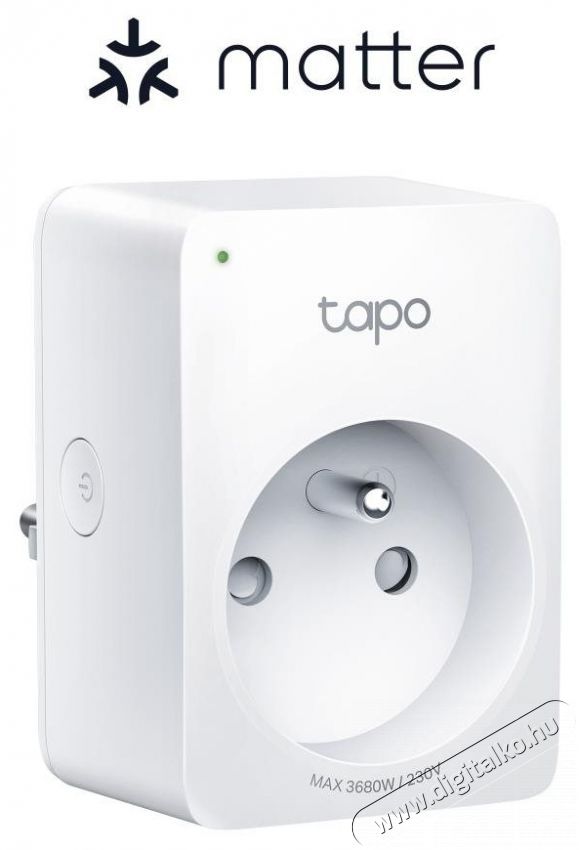 TP-LINK Tapo P110M H&aacute;ztart&aacute;s / Otthon / K&uuml;lt&eacute;r - Okos otthon - Okos konnektor - 520211