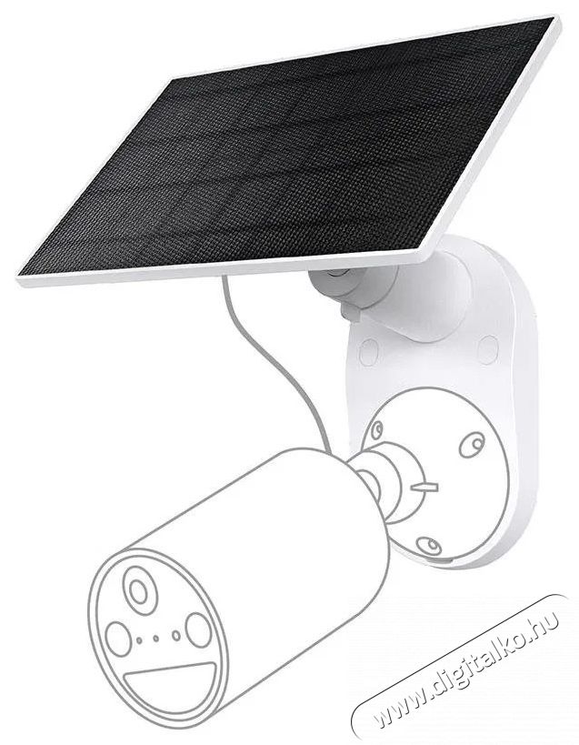 TP-LINK Tapo A201 napelem panel, 2.5W, IP65, 3.8m k&aacute;bel H&aacute;ztart&aacute;s / Otthon / K&uuml;lt&eacute;r - Okos otthon - Kieg&eacute;sz&iacute;tő - 531315
