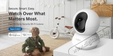 TP-LINK Tapo C200C Smart t&eacute;rfigyelő kamera, Pan/Tilt 360&deg;, 1080p FullHD, Babafigyelő vezet&eacute;k n&eacute;lk&uuml;li audio-vide&oacute;, Night Vision, Mozg&aacute;s&eacute;rz&eacute;kel&eacute;s F&eacute;nyk&eacute;pezőg&eacute;p / kamera - Megfigyelő / IP kamera - 531400