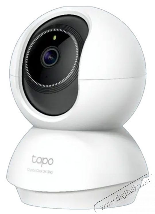 TP-LINK Tapo C200C Smart t&eacute;rfigyelő kamera, Pan/Tilt 360&deg;, 1080p FullHD, Babafigyelő vezet&eacute;k n&eacute;lk&uuml;li audio-vide&oacute;, Night Vision, Mozg&aacute;s&eacute;rz&eacute;kel&eacute;s F&eacute;nyk&eacute;pezőg&eacute;p / kamera - Megfigyelő / IP kamera - 531400