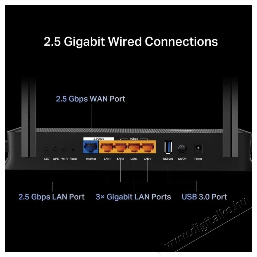 TP-LINK Archer BE3600 Dual-Band Wi-Fi 7 WiFi router Iroda &eacute;s sz&aacute;m&iacute;t&aacute;stechnika - H&aacute;l&oacute;zat - Router - 532789