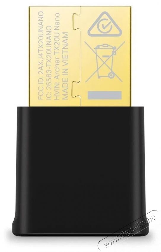 TP-LINK Archer TX1800U Nano Wi-Fi 6 Iroda &eacute;s sz&aacute;m&iacute;t&aacute;stechnika - H&aacute;l&oacute;zat - Vezet&eacute;k n&eacute;lk&uuml;li adapter - 532723