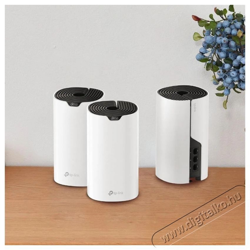 TP-LINK Deco S7 (2-pack), WiFi AC Gigabit mesh system WiFi rendszer Iroda &eacute;s sz&aacute;m&iacute;t&aacute;stechnika - H&aacute;l&oacute;zat - Lefedetts&eacute;gn&ouml;velő / jeltov&aacute;bb&iacute;t&oacute; - 532792