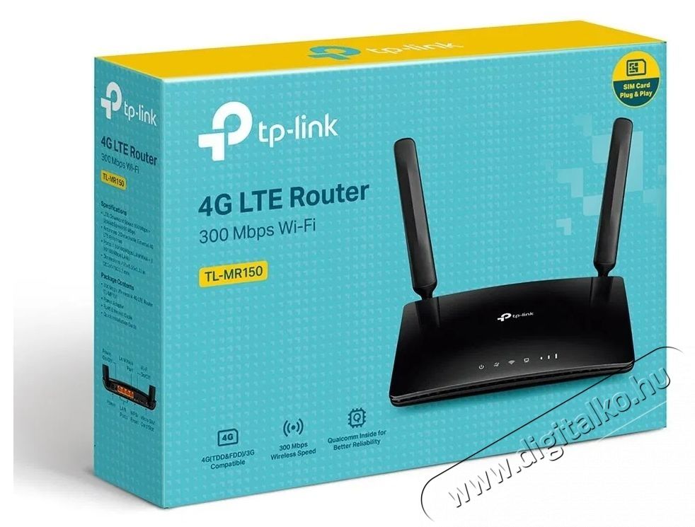 TP-LINK TL-MR150 Modem Iroda &eacute;s sz&aacute;m&iacute;t&aacute;stechnika - H&aacute;l&oacute;zat - Router - 532755