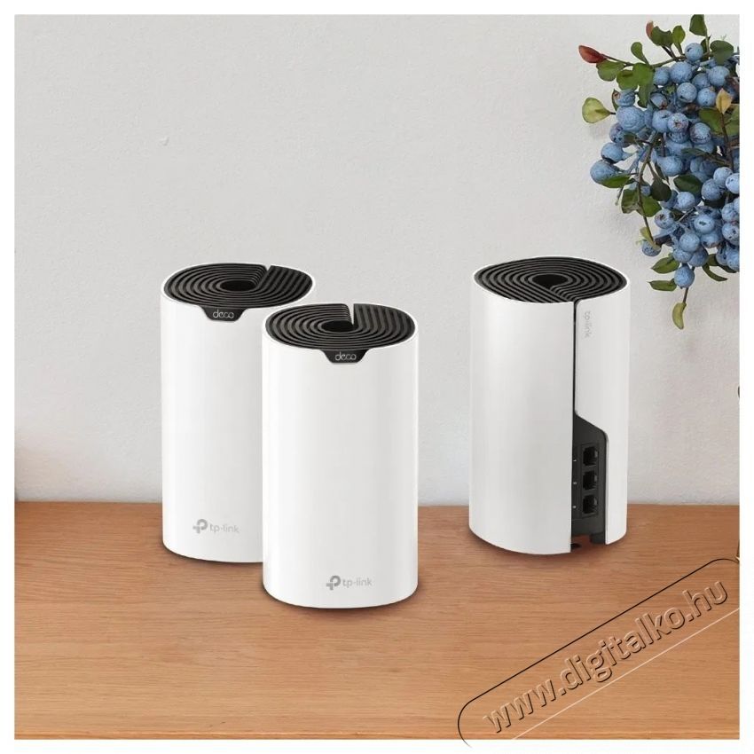 TP-LINK Deco S7 (3-pack), WiFi AC Gigabit Mesh system Iroda &eacute;s sz&aacute;m&iacute;t&aacute;stechnika - H&aacute;l&oacute;zat - Lefedetts&eacute;gn&ouml;velő / jeltov&aacute;bb&iacute;t&oacute; - 532720