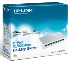 TP-LINK TL-SF1008D 8port 10/100 asztali Switch Iroda &eacute;s sz&aacute;m&iacute;t&aacute;stechnika - H&aacute;l&oacute;zat - Switch - 313226