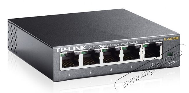 TP-LINK TL-SG105E 5port 10/100/1000Mbps LAN menedzselhető asztali Switch Iroda &eacute;s sz&aacute;m&iacute;t&aacute;stechnika - H&aacute;l&oacute;zat - Switch - 313246