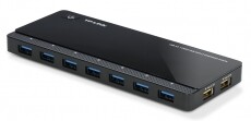 TP-LINK UH720 7 portos 3.0-s USB hub 2 t&ouml;lt&eacute;si csatlakoz&aacute;ssal Iroda &eacute;s sz&aacute;m&iacute;t&aacute;stechnika - Notebook kieg&eacute;sz&iacute;tő - USB hub / eloszt&oacute; - 313274