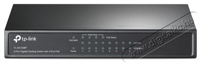 TP-LINK TL-SG1008P 8port 10/100/1000Mbps LAN, PoE switch Iroda &eacute;s sz&aacute;m&iacute;t&aacute;stechnika - H&aacute;l&oacute;zat - Switch - 313236