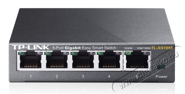 TP-LINK TL-SG105E 5port 10/100/1000Mbps LAN menedzselhető asztali Switch Iroda &eacute;s sz&aacute;m&iacute;t&aacute;stechnika - H&aacute;l&oacute;zat - Switch - 313246