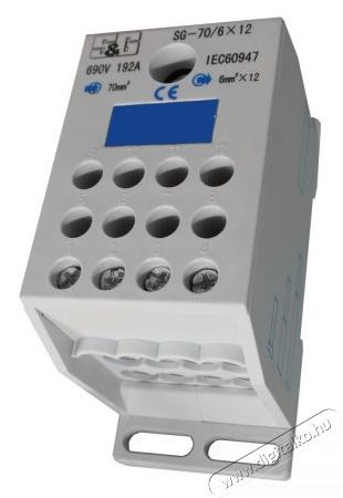 Tracon FLE-25 s&iacute;nre szerelhető/ sz&uuml;rke/ 2&times;25mm2 / 2&times;25mm2/ 400VAC/ 101A fő&aacute;ramk&ouml;ri le&aacute;gaz&oacute; kapocs H&aacute;ztart&aacute;s / Otthon / K&uuml;lt&eacute;r - Vil&aacute;g&iacute;t&aacute;s / elektromoss&aacute;g - L&aacute;mpa kieg&eacute;sz&iacute;tő - 394785