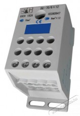 Tracon FLE-25 sínre szerelhető/ szürke/ 2×25mm2 / 2×25mm2/ 400VAC/ 101A főáramköri leágazó kapocs Háztartás / Otthon / Kültér - Világítás / elektromosság - Lámpa kiegészítő - 394785