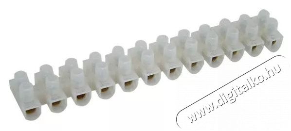 Tracon Flex. S60A-H-L H profil, 12 tag, 25mm2, 450VAC, 80A, PP nat&uacute;r nyom&oacute;lemezes sorozatkapocs H&aacute;ztart&aacute;s / Otthon / K&uuml;lt&eacute;r - Vil&aacute;g&iacute;t&aacute;s / elektromoss&aacute;g - H&aacute;l&oacute;zati eloszt&oacute; / hosszabb&iacute;t&oacute; / adapter - 389140