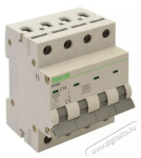 Tracon EVOZ4C32 C-4P-32A kismegszak&iacute;t&oacute; H&aacute;ztart&aacute;s / Otthon / K&uuml;lt&eacute;r - Vil&aacute;g&iacute;t&aacute;s / elektromoss&aacute;g - H&aacute;l&oacute;zati eloszt&oacute; / hosszabb&iacute;t&oacute; / adapter - 405202