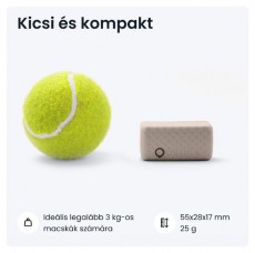 TRACTIVE Tractive GPS CAT Mini barna macska GPS nyomk&ouml;vető &eacute;s tev&eacute;kenys&eacute;gfigyelő H&aacute;ztart&aacute;s / Otthon / K&uuml;lt&eacute;r - Egy&eacute;b h&aacute;ztart&aacute;si term&eacute;k - 501900