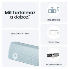 TRACTIVE Tractive GPS CAT Mini menta macska GPS nyomk&ouml;vető &eacute;s tev&eacute;kenys&eacute;gfigyelő H&aacute;ztart&aacute;s / Otthon / K&uuml;lt&eacute;r - Egy&eacute;b h&aacute;ztart&aacute;si term&eacute;k - 501902
