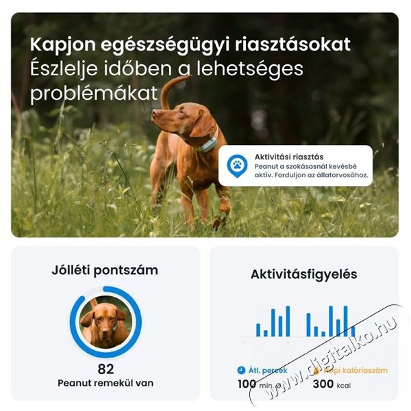 TRACTIVE Tractive GPS DOG 6 menta kutya GPS nyomk&ouml;vető &eacute;s tev&eacute;kenys&eacute;gfigyelő H&aacute;ztart&aacute;s / Otthon / K&uuml;lt&eacute;r - Egy&eacute;b h&aacute;ztart&aacute;si term&eacute;k - 501906