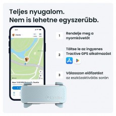 TRACTIVE Tractive GPS DOG 6 menta kutya GPS nyomk&ouml;vető &eacute;s tev&eacute;kenys&eacute;gfigyelő H&aacute;ztart&aacute;s / Otthon / K&uuml;lt&eacute;r - Egy&eacute;b h&aacute;ztart&aacute;si term&eacute;k - 501906