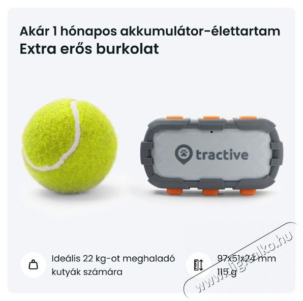 TRACTIVE Tractive GPS DOG XL Adventure Edition kutya GPS nyomk&ouml;vető &eacute;s tev&eacute;kenys&eacute;gfigyelő H&aacute;ztart&aacute;s / Otthon / K&uuml;lt&eacute;r - Egy&eacute;b h&aacute;ztart&aacute;si term&eacute;k - 501904