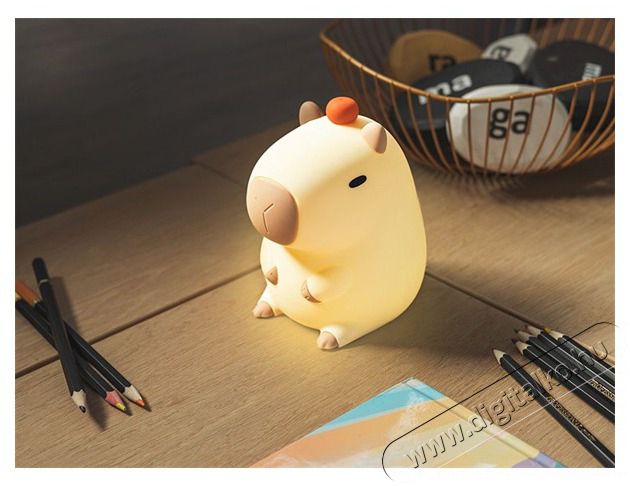 Tracer TRAOSW47559 Capybara, LED, 1200 mAh, szab&aacute;lyozhat&oacute;, vezet&eacute;k n&eacute;lk&uuml;li &eacute;jszakai l&aacute;mpa H&aacute;ztart&aacute;s / Otthon / K&uuml;lt&eacute;r - Vil&aacute;g&iacute;t&aacute;s / elektromoss&aacute;g - Asztali l&aacute;mpa - 507435