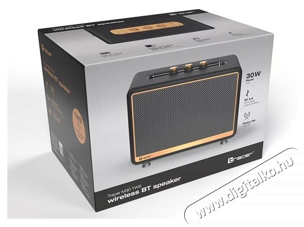 Tracer M30 Classic fekete-arany Bluetooth hangsz&oacute;r&oacute; Audio-Video / Hifi / Multim&eacute;dia - Hordozhat&oacute;, vezet&eacute;k n&eacute;lk&uuml;li / bluetooth hangsug&aacute;rz&oacute; - Hordozhat&oacute;, vezet&eacute;k n&eacute;lk&uuml;li / bluetooth hangsug&aacute;rz&oacute; - 514424