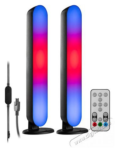 Tracer TRAOSW47245 Ambience Smart Flow 5 W/12 h&aacute;tt&eacute;rvil&aacute;g&iacute;t&aacute;si m&oacute;d/RGB vil&aacute;g&iacute;t&aacute;s/fekete/gamer/asztali l&aacute;mpa szett H&aacute;ztart&aacute;s / Otthon / K&uuml;lt&eacute;r - Vil&aacute;g&iacute;t&aacute;s / elektromoss&aacute;g - Asztali l&aacute;mpa - 514950